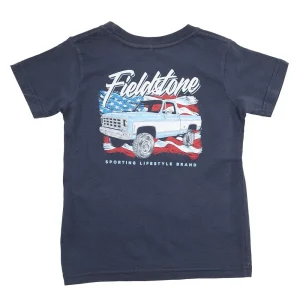 Fieldstone Boy's Anchor Slate USA Truck Tee Shirt