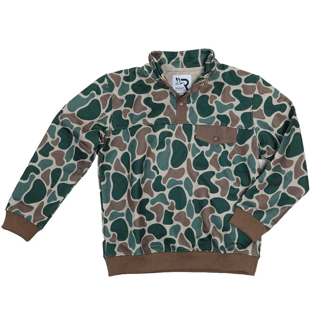 Fieldstone Boy's Camo Roost Quilted Pullover