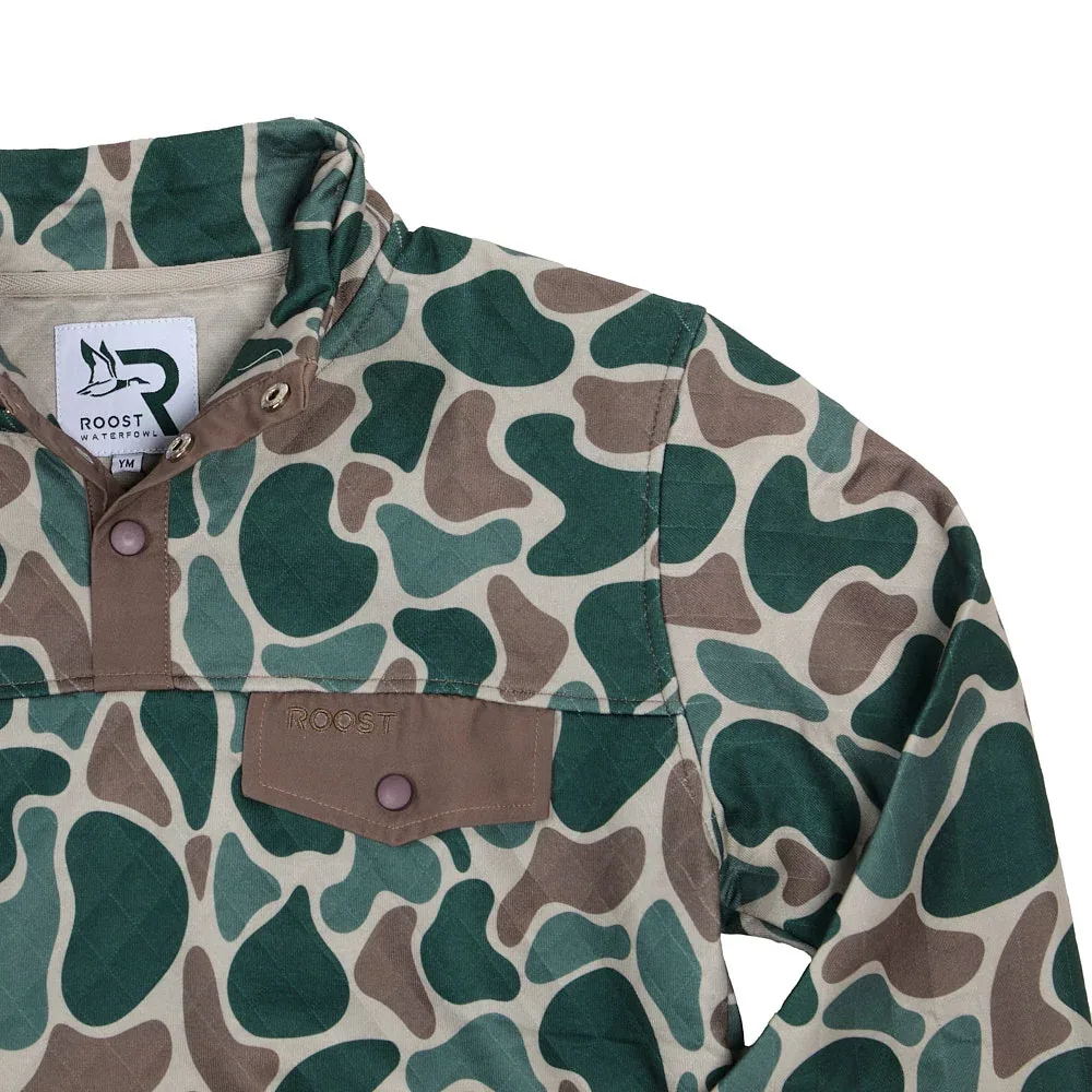 Fieldstone Boy's Camo Roost Quilted Pullover - Image 2
