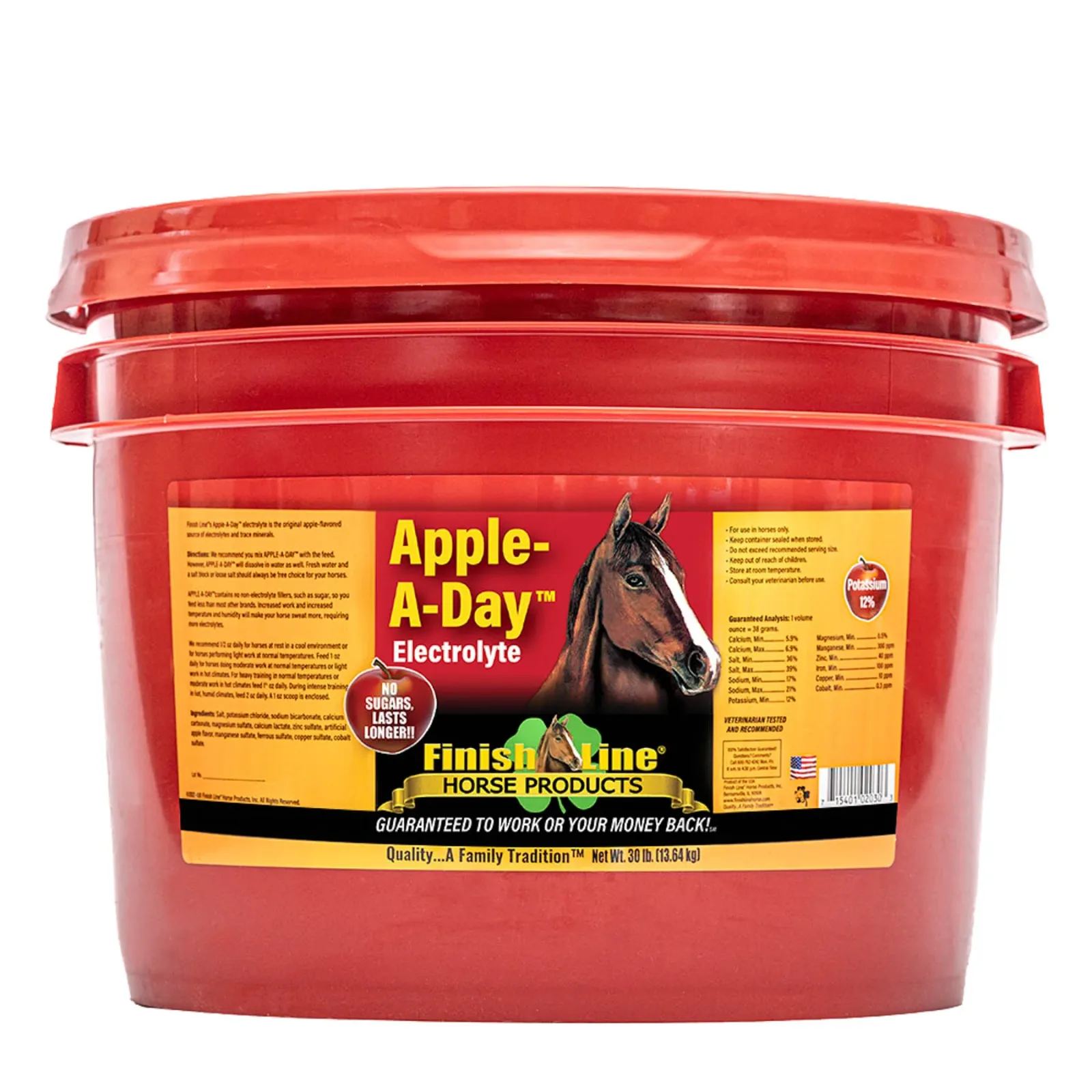 Finish Line® Apple A Day™ Electrolyte, 30 Pounds - Image 2