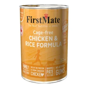 Firstmate Cat Chicken & Rice, 12.2 oz each, Case of 12