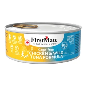 Firstmate Cat Chicken & Wild Tuna, 5.5 oz each, Case of 24