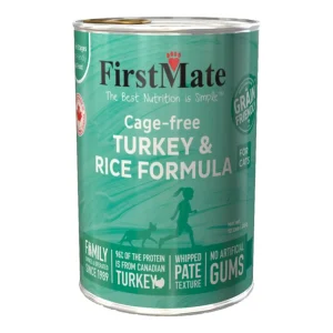 Firstmate Cat Turkey & Rice, 12.2 oz each, Case of 12