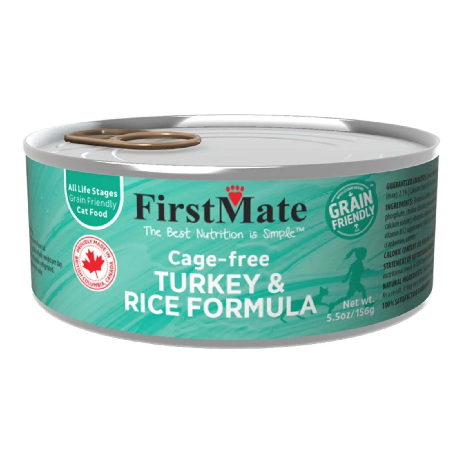 Firstmate Cat Turkey & Rice, 5.5 oz each, Case of 24