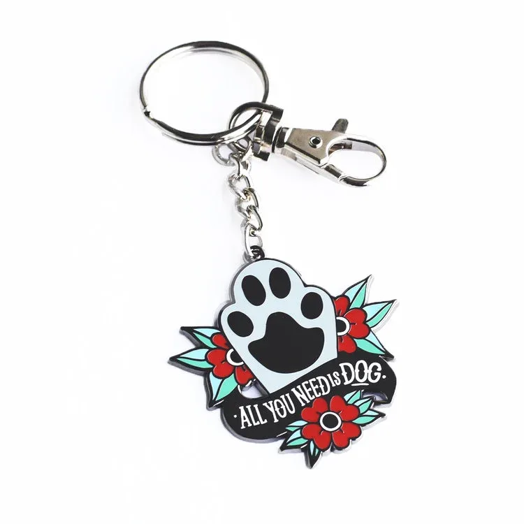FIVE15 | All You Need is Dog Enamel Keychain - Image 2