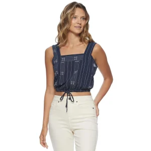 Flag & Anthem Emlyn Jacquard Cropped Top