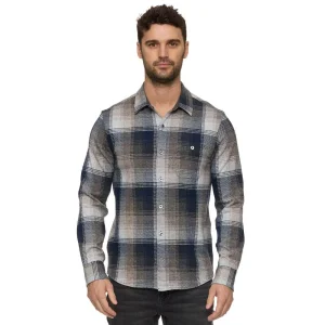 Flag & Anthem Men's Exmore Hero Navy & Taupe Flannel