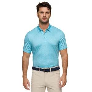 Flag & Anthem Mens Freemont Wave Print Performance Polo