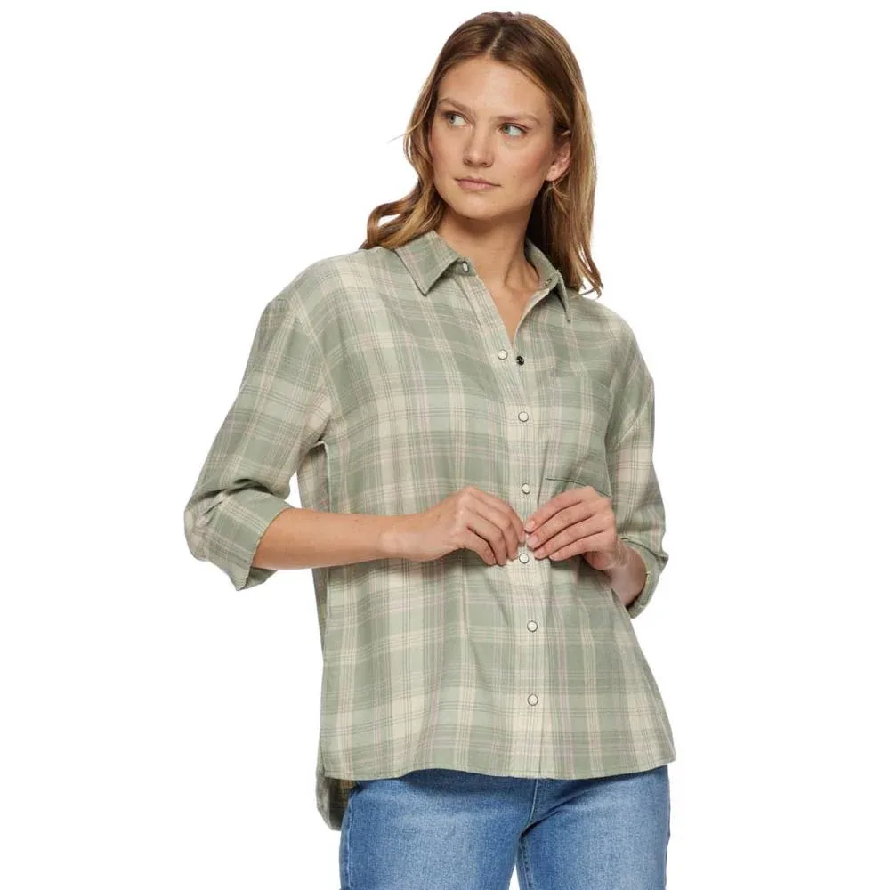 Flag & Anthem Womens Eric Green Plaid Shirt