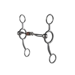 Flaharty Bits & Spurs Smooth 3pc Lil Circle Gag Bit