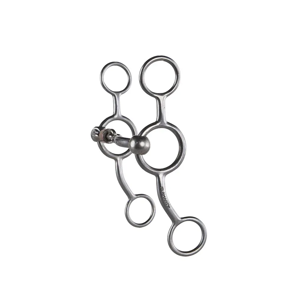 Flaharty Bits & Spurs Smooth 3pc Lil Circle Gag Bit - Image 2