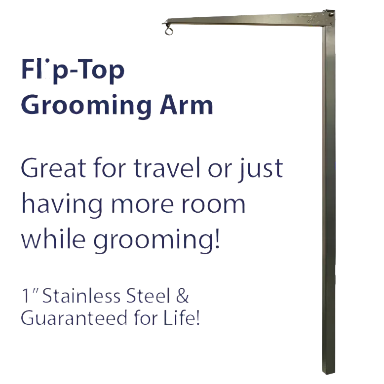 Flip-Top Lock-Top Grooming Arm by Groomer's Helper