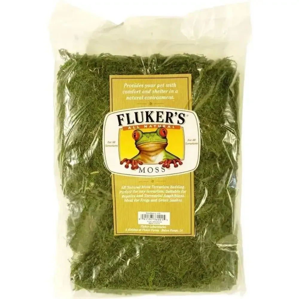 Fluker's All Natural Moss Bedding Substrate Green