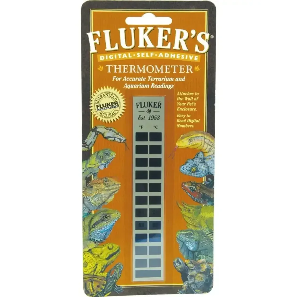 Fluker's Digital Self-Adhesive Thermometer White