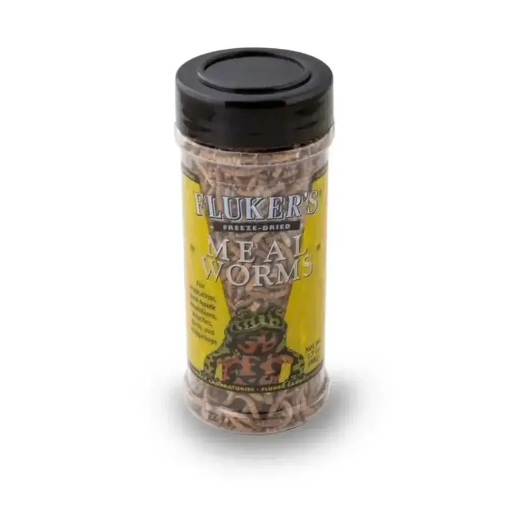 Fluker's Freeze Dried Mealworms Reptile Food 1.7 oz