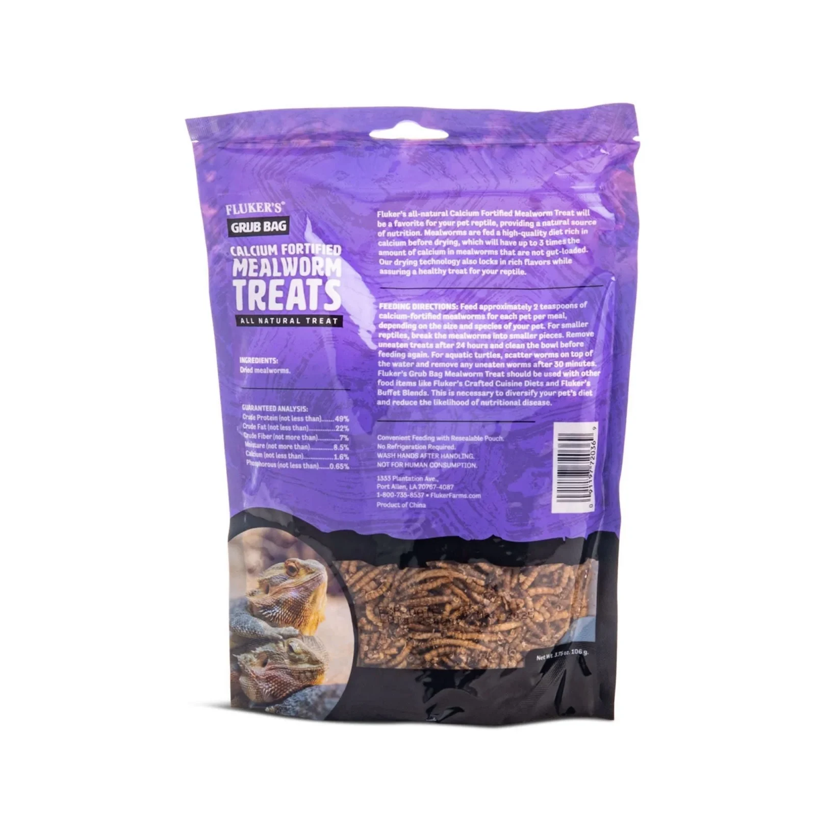 Fluker's Grub Bag Mealworm Calcium-Fortified Treats, 3.75 Oz - Image 2