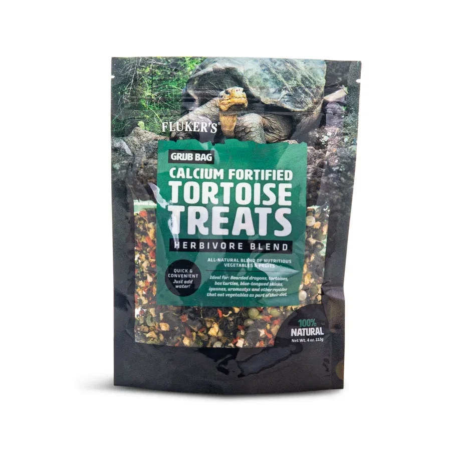 Fluker's Grub Bag Tortoises Herbivore Blend Treats 1ea/4oz.