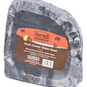Fluker's Hermit Crab Rock Corner Water Bowl Assorted 1ea/4 in, SM