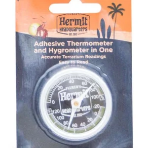 Fluker's Hermit Crab Thermometer - Hygrometer Combo White 1ea