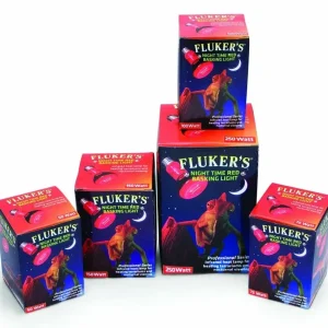 Fluker's Night Time Red Basking Spotlight Infrared Heat Lamp 1ea/75 W