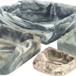 Fluker's Non-porous Food and Water Corner Bowl Multi-Color 1ea/6 in, MD