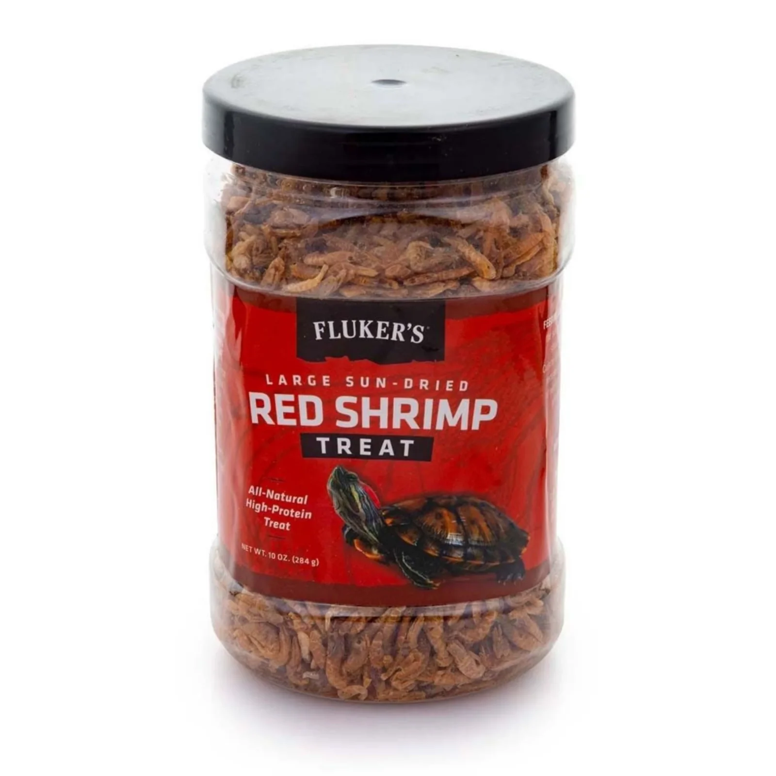 Fluker's Sun-Dried Red Shrimp Reptile Treat, 10 oz