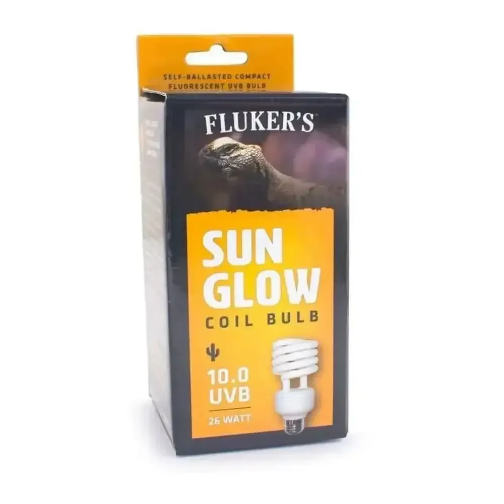 Fluker's Sun Glow 10.0 UVB Desert Coil Bulb White
