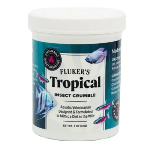 Flukers Tropical Fish Food Crumble 3oz.