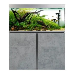 Fluval Siena Aquarium Set, 88 US Gal - Gray