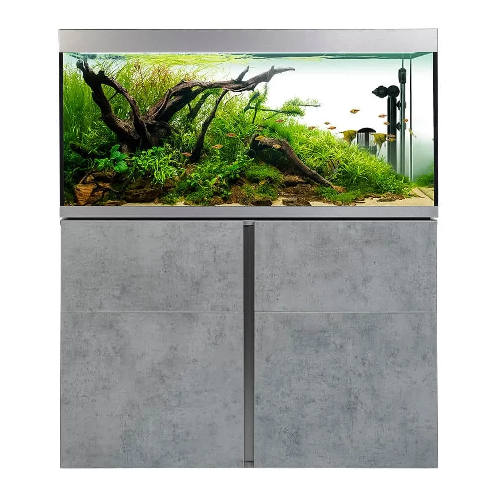 Fluval Siena Aquarium Set, 88 US Gal - Gray