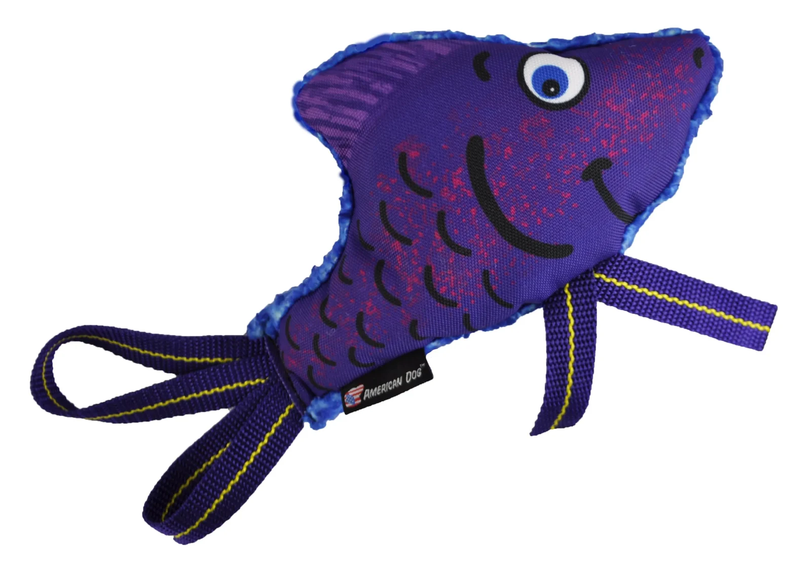 Flyin' Fish Dog Toy - Floating Nylon Squeaky Toy for Fetch & Play - Image 2