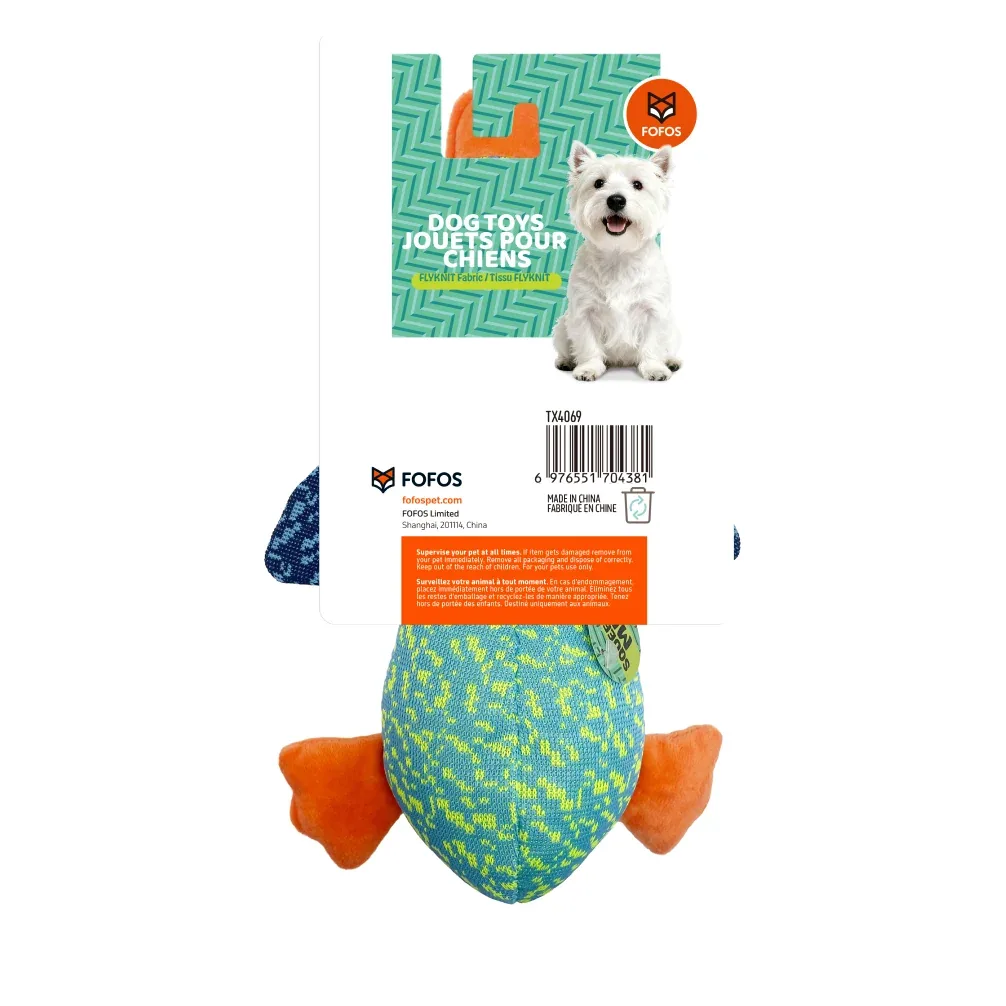 Fofos Duck Flyknit Multicolor Toy for Dogs - Image 2