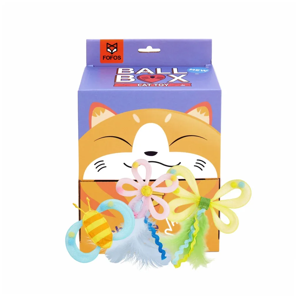 Fofos Garden Tube Assorted Toy for Cats - Image 2