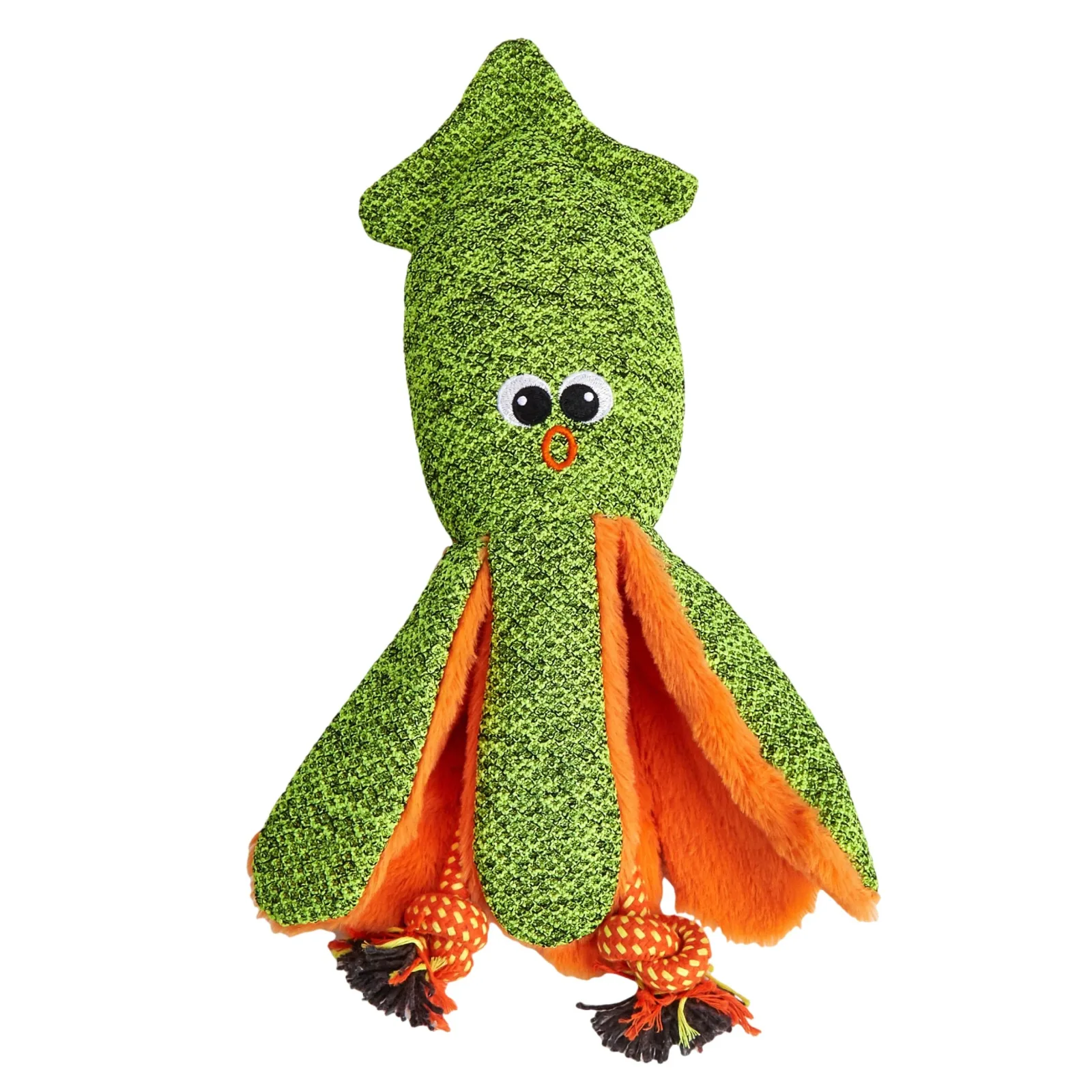 Fofos Octopus Summer Plush Toy for Dogs (Green)