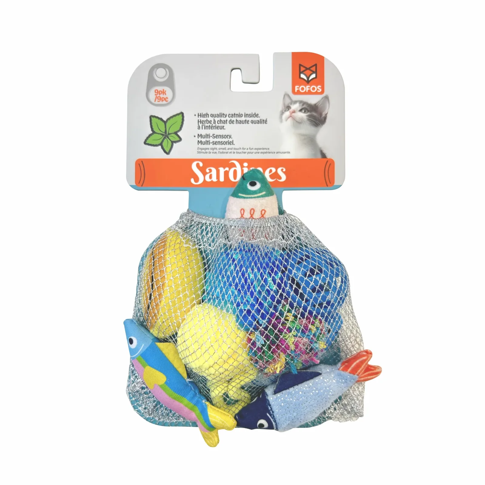 Fofos Sardine Catnip Toy for Cats - Image 2