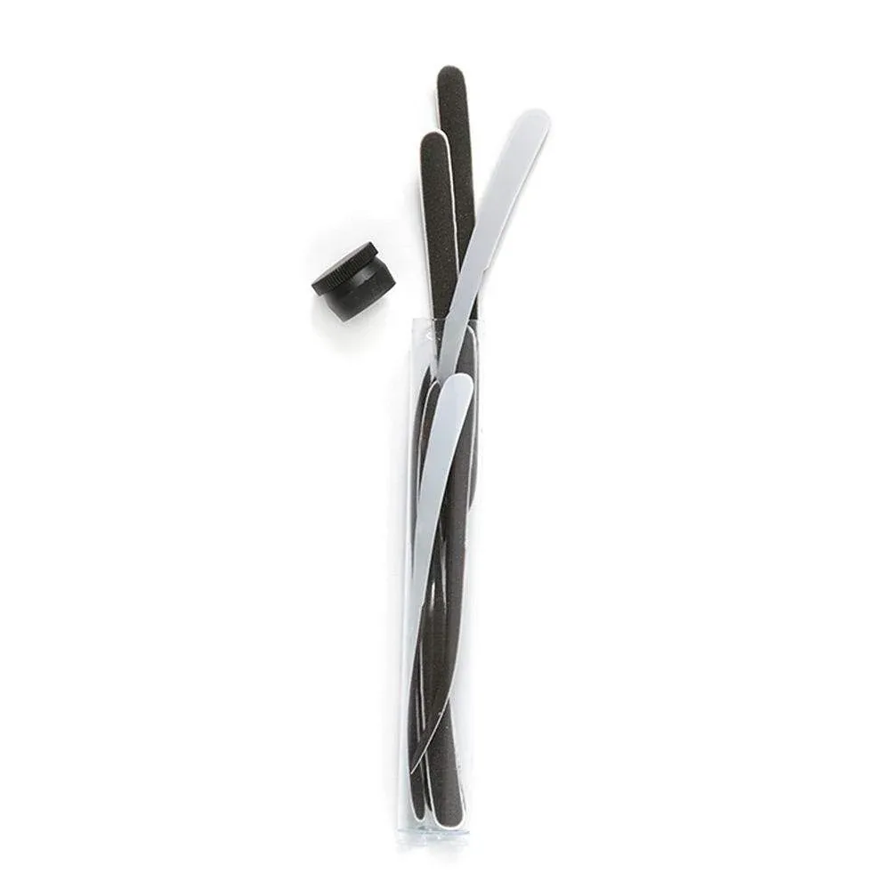 Foot Petal Strappy Strips Black