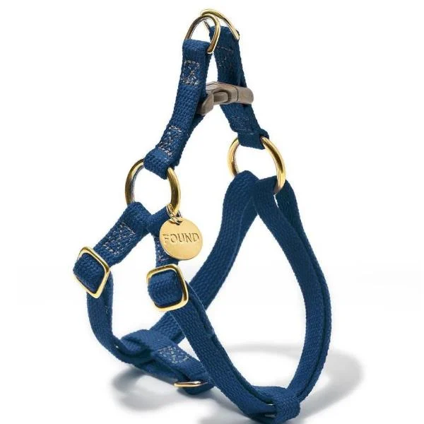 FOUND MY ANIMAL | Cotton Webbing Harness in Indigo