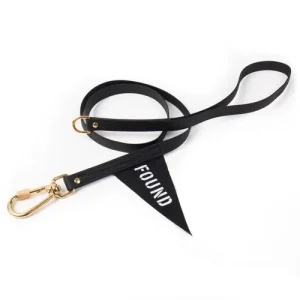 FOUND MY ANIMAL | Leather Alternative Leash in Black