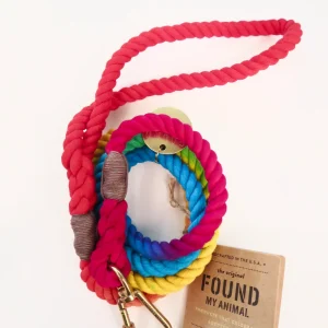 FOUND MY ANIMAL | Standard Rope Leash in Prismatic