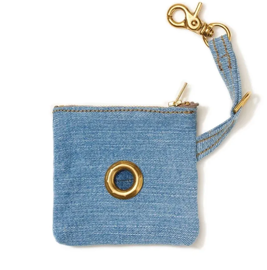 FOUND MY ANIMAL | Vintage Denim Poop Bag Dispenser