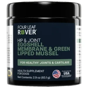 Four Leaf Rover Hip & Joint Eggshell Membrane & Green Lipped Mussel For Healthy Joints & Cartilage Dog Supplement