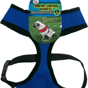 Four Paws Comfort Control Dog Harness Blue 1ea/Extra Large