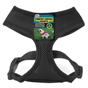 Four Paws Comfort Control Harness For Dogs Black, 1ea/SMall 1 ct