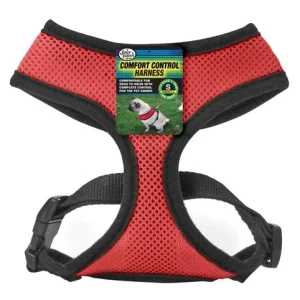 Four Paws Comfort Control Harness For Dogs Red, 1ea/SMall 1 ct