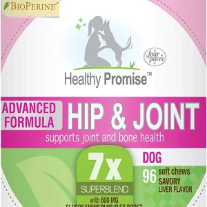 Four Paws Healthy Promise Advanced Formula Hip & Joint Supplement for Dogs Soft Chews Hip & Joint 1ea/96 ct