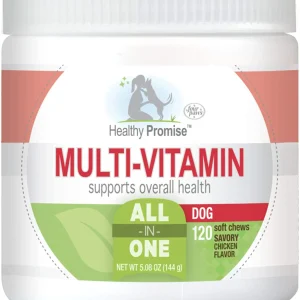 Four Paws Healthy Promise Dog Multivitamin Soft Chews Savory Chicken, 1ea/5.08 oz 120 ct