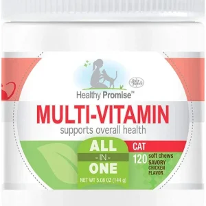 Four Paws Healthy Promise MultiVitamins For Cats Savory Chicken, 1ea/5.08 oz 120 ct