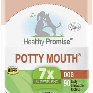 Four Paws Healthy Promise Potty Mouth Dog Tablet 90ct