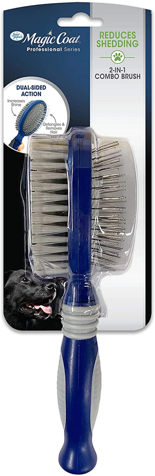 Four Paws Magic Coat Dual Side Combo Brush Small