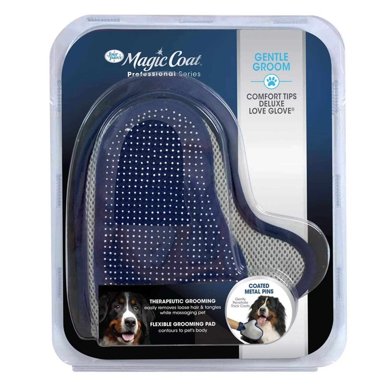 Four Paws Magic Coat Professional Series Comfort Tips Deluxe Dog Grooming Glove - Image 2